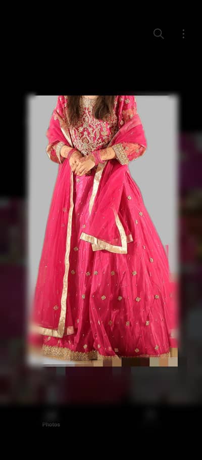 Elegant pink bridal/party wear lehnga