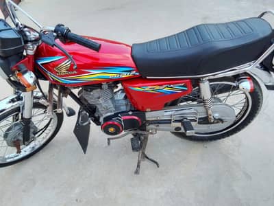 Honda CG 125 model 2018 Gujarat number urgent for sale