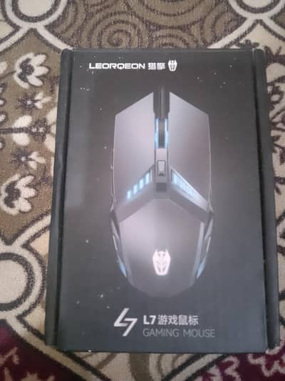 CPU with gaming light mouse  witn  keyboard