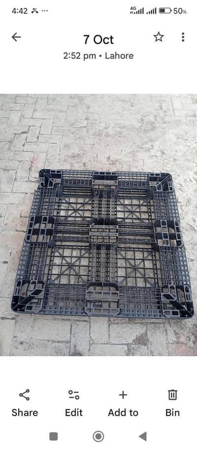 PLASTIC PALLETS.