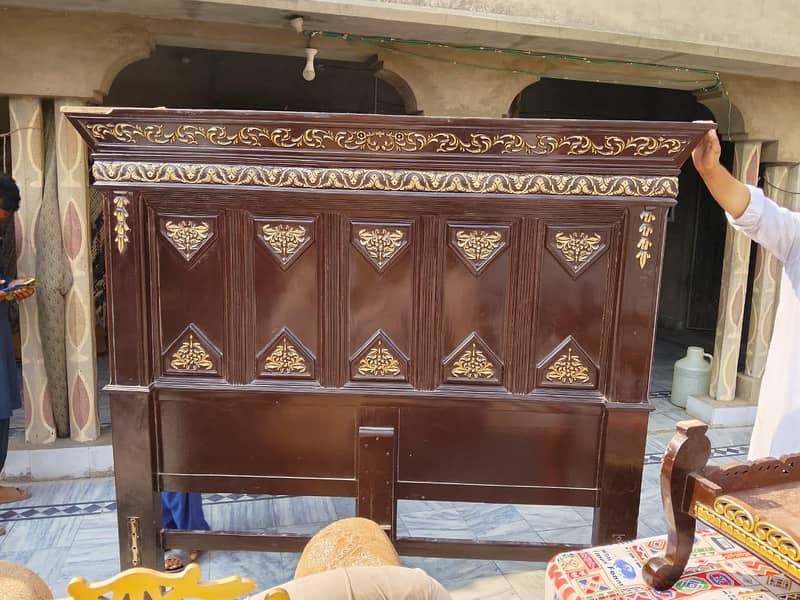 Bed Set/Wooden Bed/Luxury Bed/King Size/Furniture 1