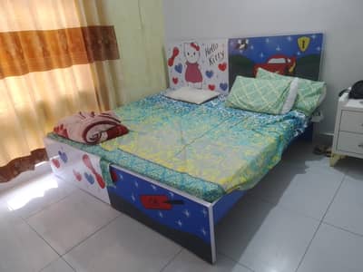 Kids Bed 3 Feet x 6 Feet – 3 months used