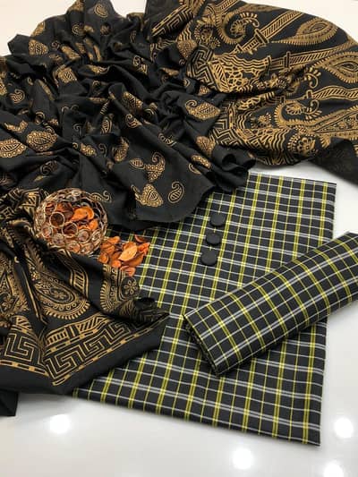 Winter 3 Piece Khaddi Marina Suit for Women | Premium Quality