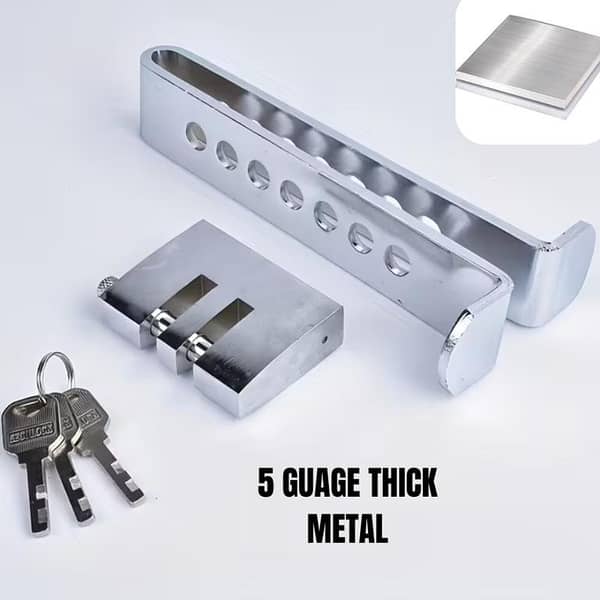Car Pedal Lock And Break Clutch Security Lock Anti Rust Heavy Guage