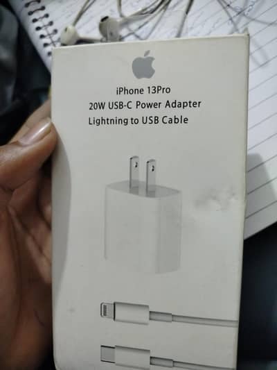 iPhone 13 Pro 20W Charger + Lightning Cable – Used, Good Condition