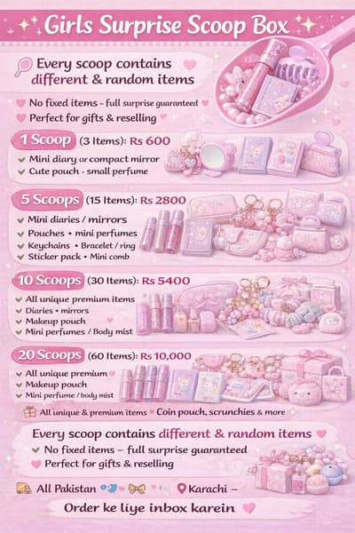  Girls surprise Scoop box
