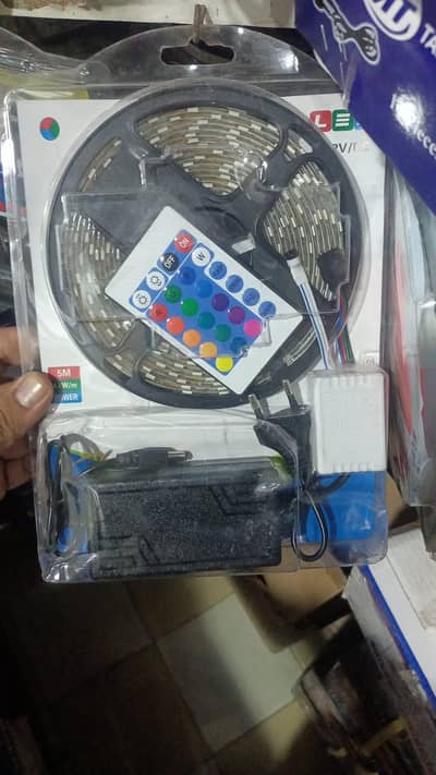  5 Meter RGB LED Strip Light with Remote – Room & Home Decoration 