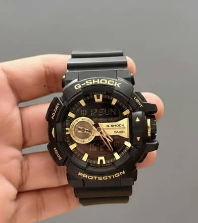 Casio G-Shock Men's Watch -GA- 400GB-1A4DR Black And Golden