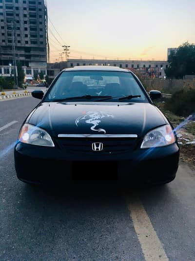 Black Beauty Honda Civic Full option For sell