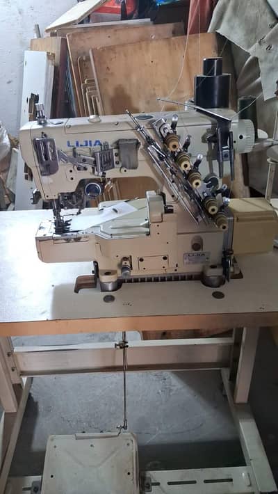 sewing stiching machine flat lock full auto cutter auto foot 10/10