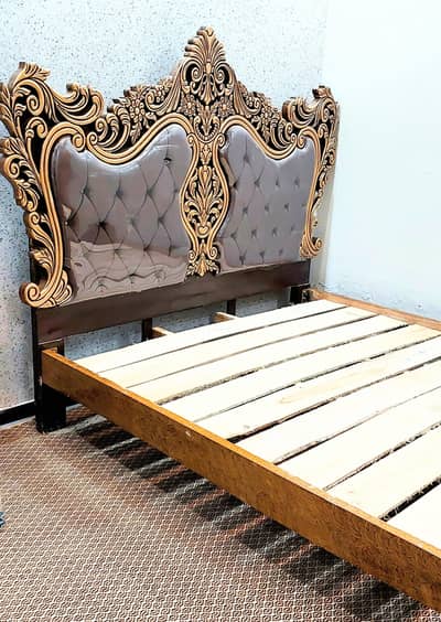 King Size Bed set with side tables dressing brand new condition