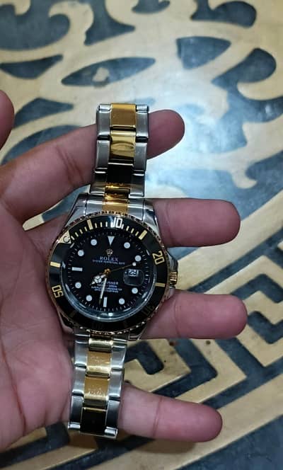 Rolex submariner two tone color