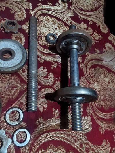 Dumbbells , Plates & bench