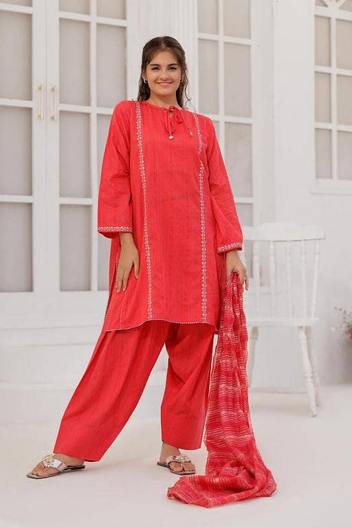 GBD-03099 | Tarbozi & Silver | Casual Plus 3 Piece Suit | Cotton Dobby