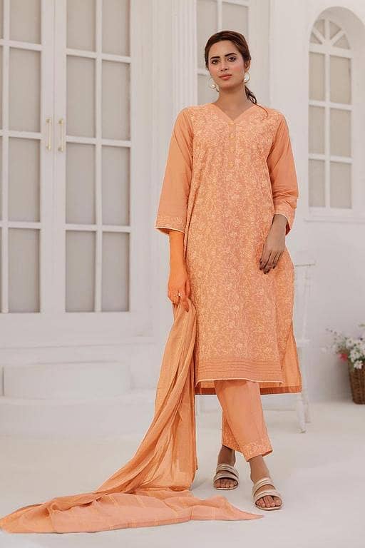 LBD-03091 | Mix | Casual Plus 3 Piece Suit | Plain Cotton