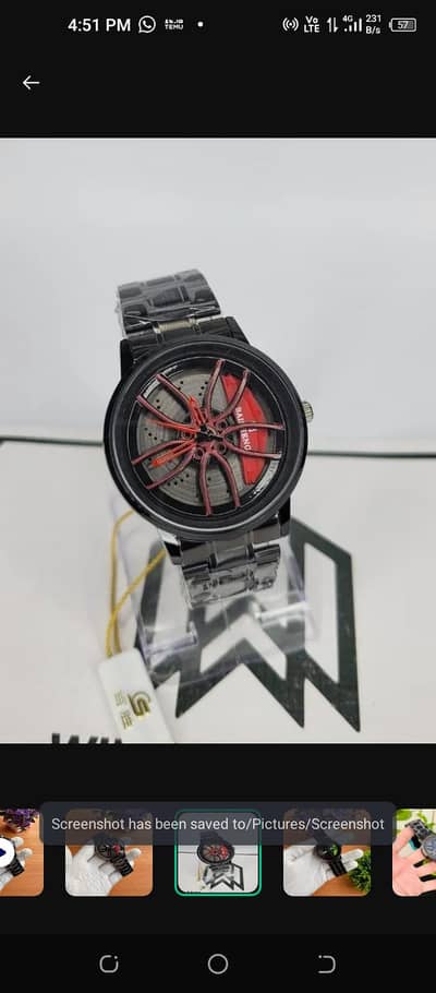 Stainless steel sepinning Watch