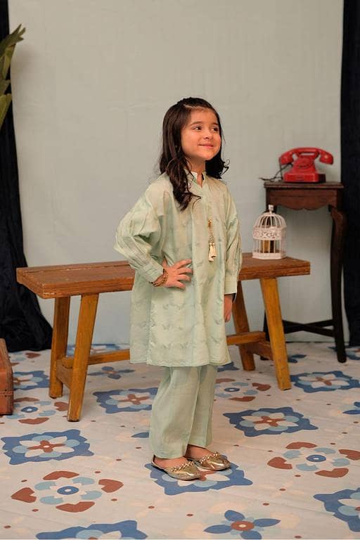 KBC-02840 | Sea Green  | Casual Plus 3 Piece Suit | Viscose Jacquard