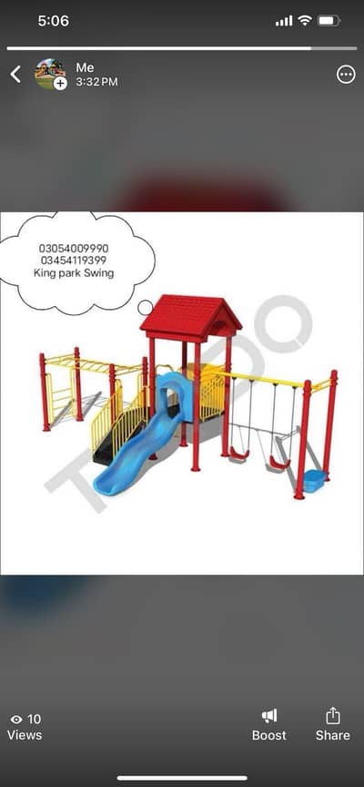 School playground slides swings park equipment