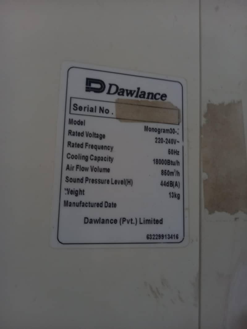 Dowlance Split AC 1.5 2