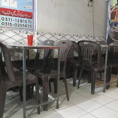 table man and dish washer