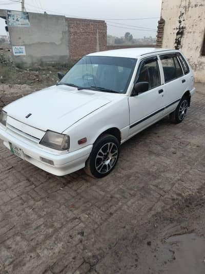 Suzuki Khyber with AC On, With alyrems And biometric on the sport.