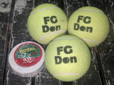 Cricket Tape Balls + Royal Gold Tapes