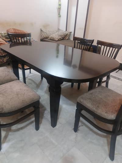 Dining table for sale  with chairs