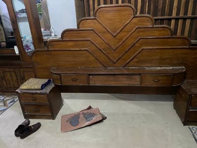 Double bed with Mattress