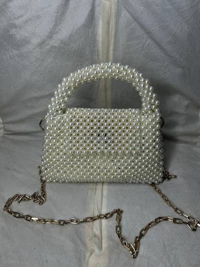 Pearl bead bag | Fancy clutch