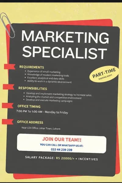 Part-Time  Hiring: Professional Email Marketer