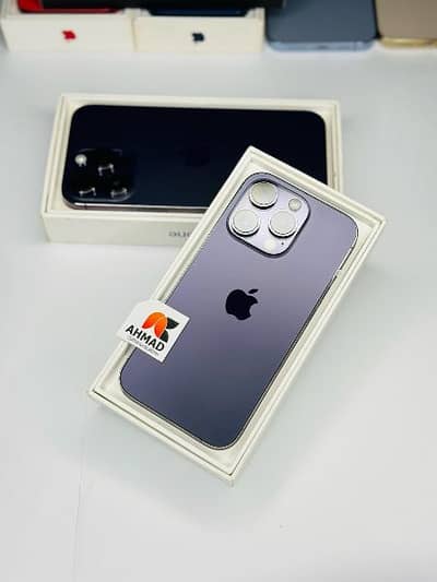 14 pro max LLa model approved 90% helath with box