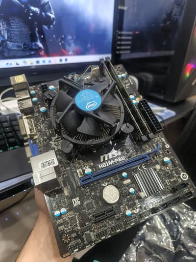 i7 4790 + 16gb Ram + Msi H81m board