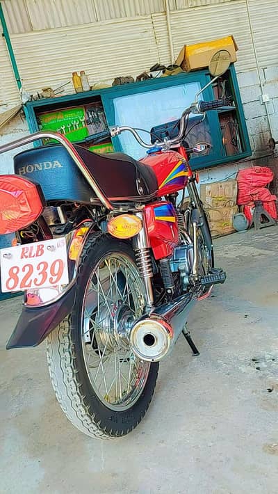 honda 125 2005model fresh tyar