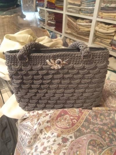 Traditional pure handmade lady's purse
