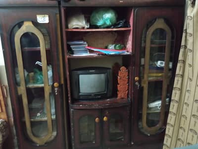 1 Bed (without Mattress(, 3 Parts Almari, 3 parts Decoder, 1 dressing