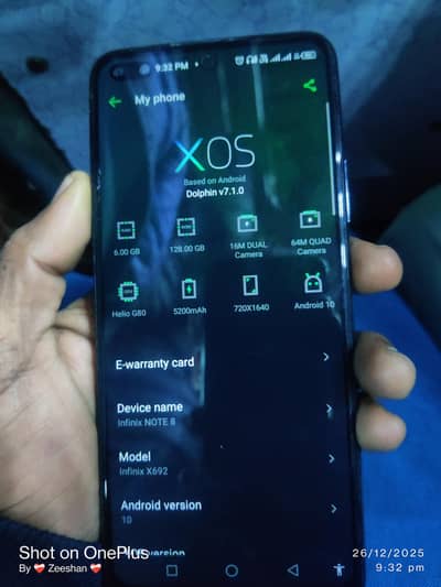 Infinix Note8 6.128. pubg 60 fps