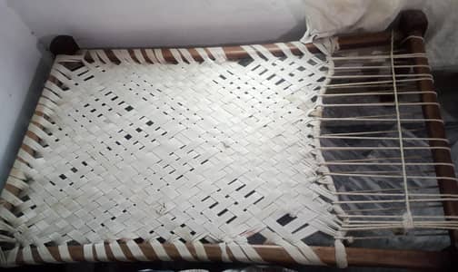 wooden cot