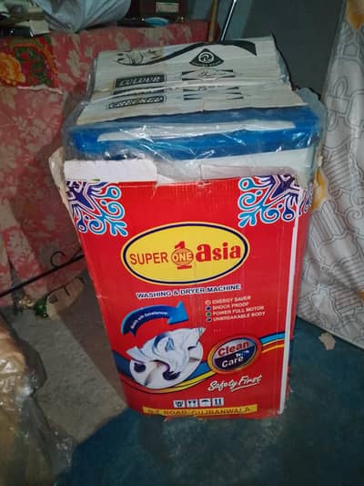 New soper asia washing machine