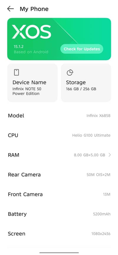Infinix note 50 green color me he 57500 dimand he deal face to face