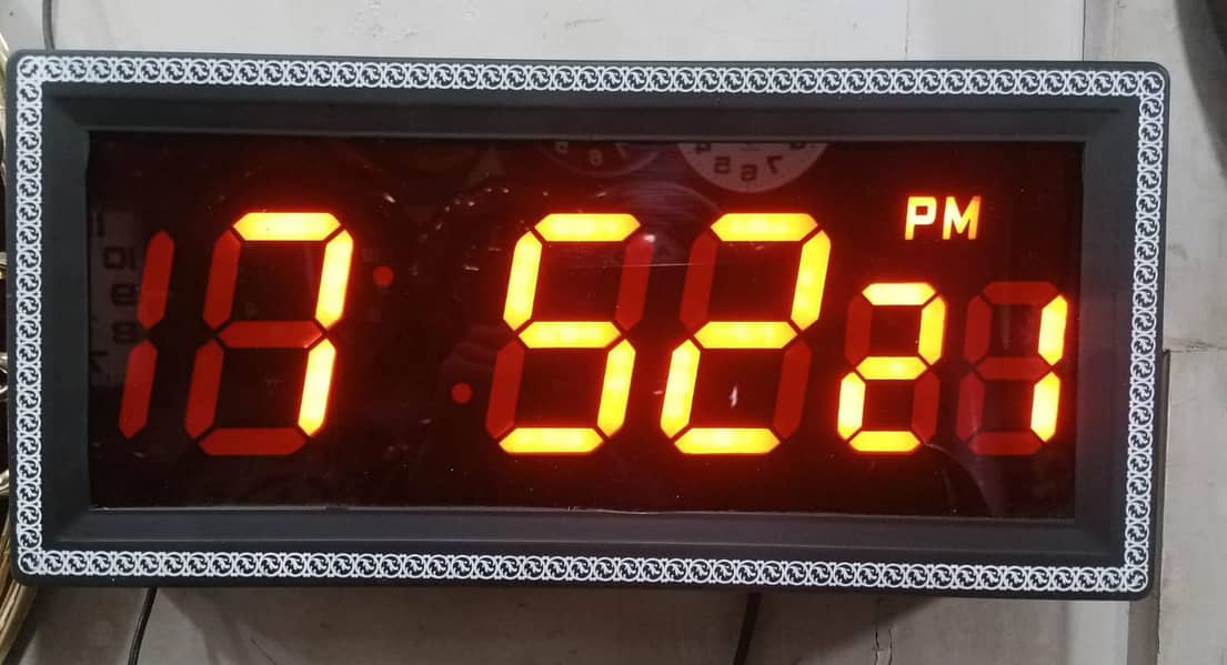 Masjid Wall Clock Automatic Time Clock Digital Time Clock Analog Clock 10