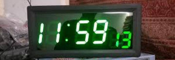 Masjid Wall Clock Automatic Time Clock Digital Time Clock Analog Clock 18