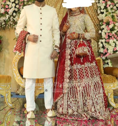 Bridal lengha & Groom Sehrwani is for Sale
