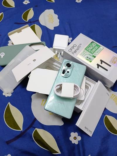 Oppo Reno 11 PTA approved 5G 12 plus 12 Gb ram 256 Gb