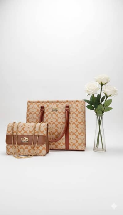 Stylish Tote Bag with Shoulder Bag