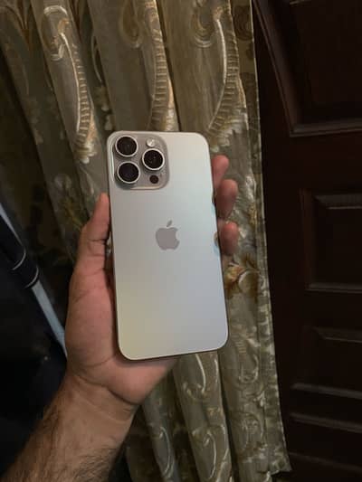 Iphone 15 pro max 512gb pta aproved officially natural fix rate