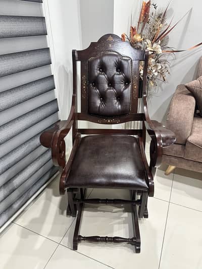 Rocking chair with foot rest