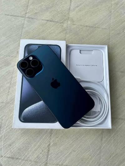 Apple iPhone 15 pro official PTA approved 512 GB water pack