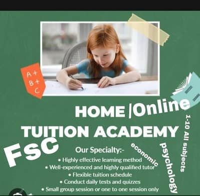 Tutor available  for online and home tution