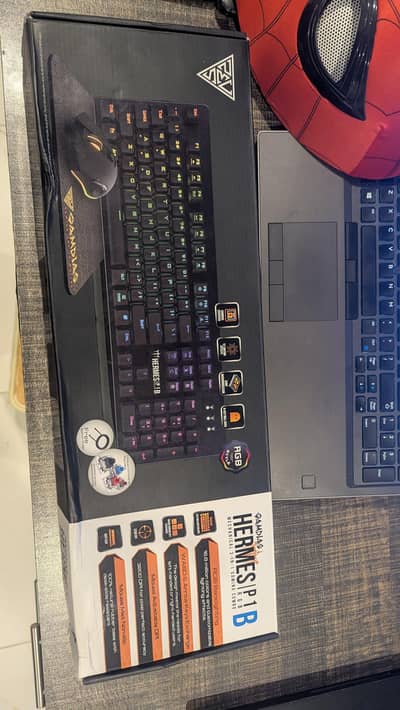 GAMDIAS HERMES P1B RGB Mechanical Gaming Keyboard, Mouse & Pad COMBO