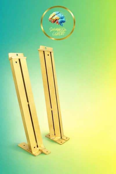 Heavy Duty Gold Generator Stand | Strong Iron Base | Perfect Stability